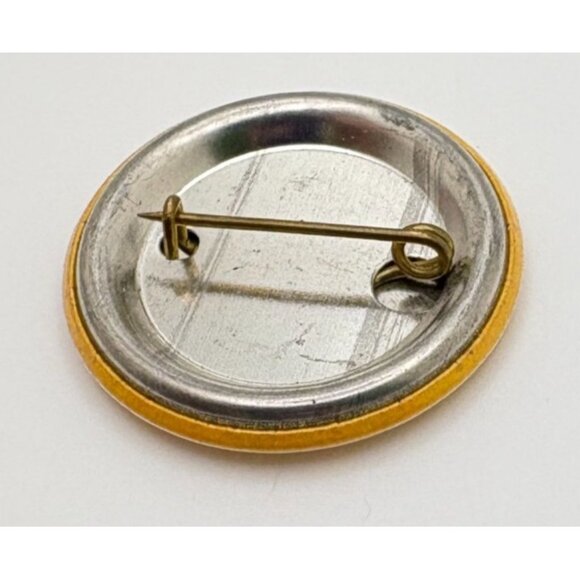 Vintage Ida-Hog Weiser Rodeo Button Pinback Idaho Yellow Round Stars Badge - Picture 4 of 6